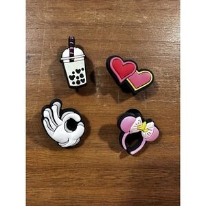 Girly Disney Pink Croc Charm Bundle
